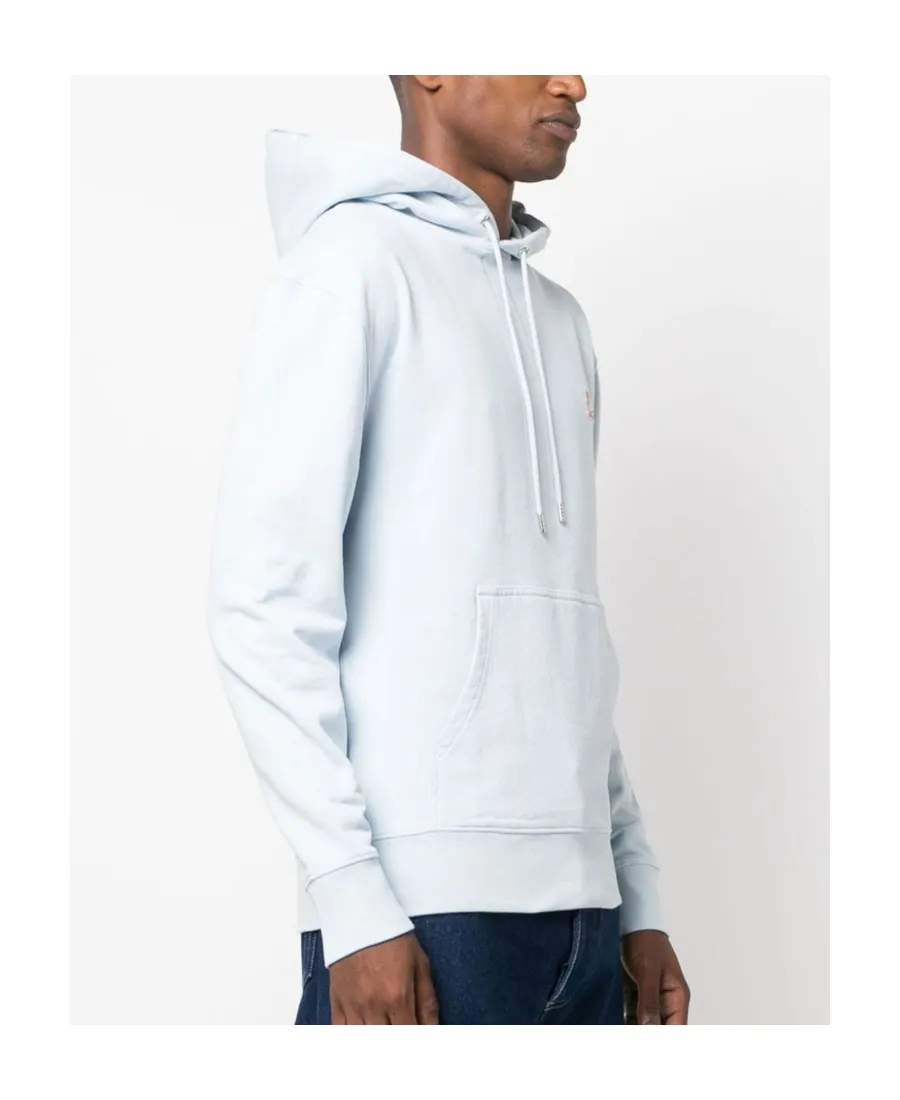 Fox Embroidered Drawstring Hoodie