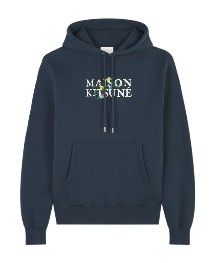 Logo Printed Drawstring Hoodie