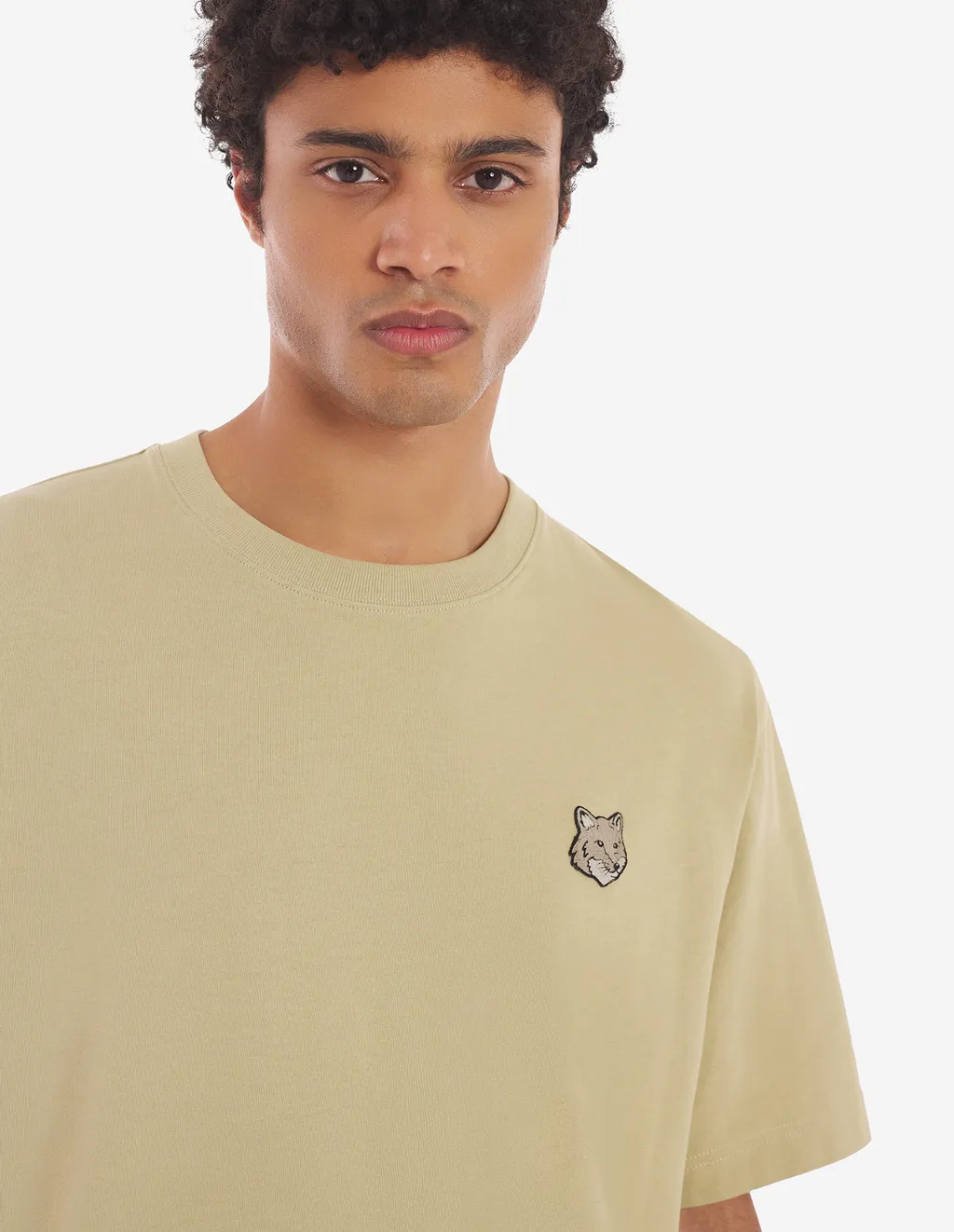 Bold Fox Head Patch Crewneck T-Shirt