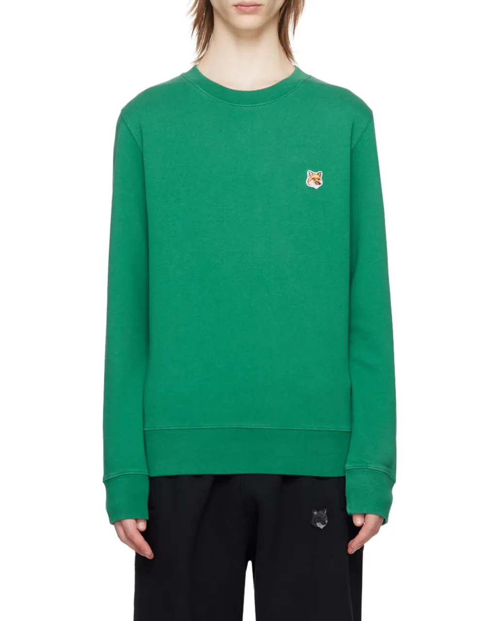 Fox Patch Crewneck Sweatshirt