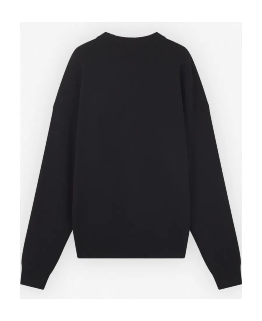 Fox Intarsia-Knit Crewneck Jumper