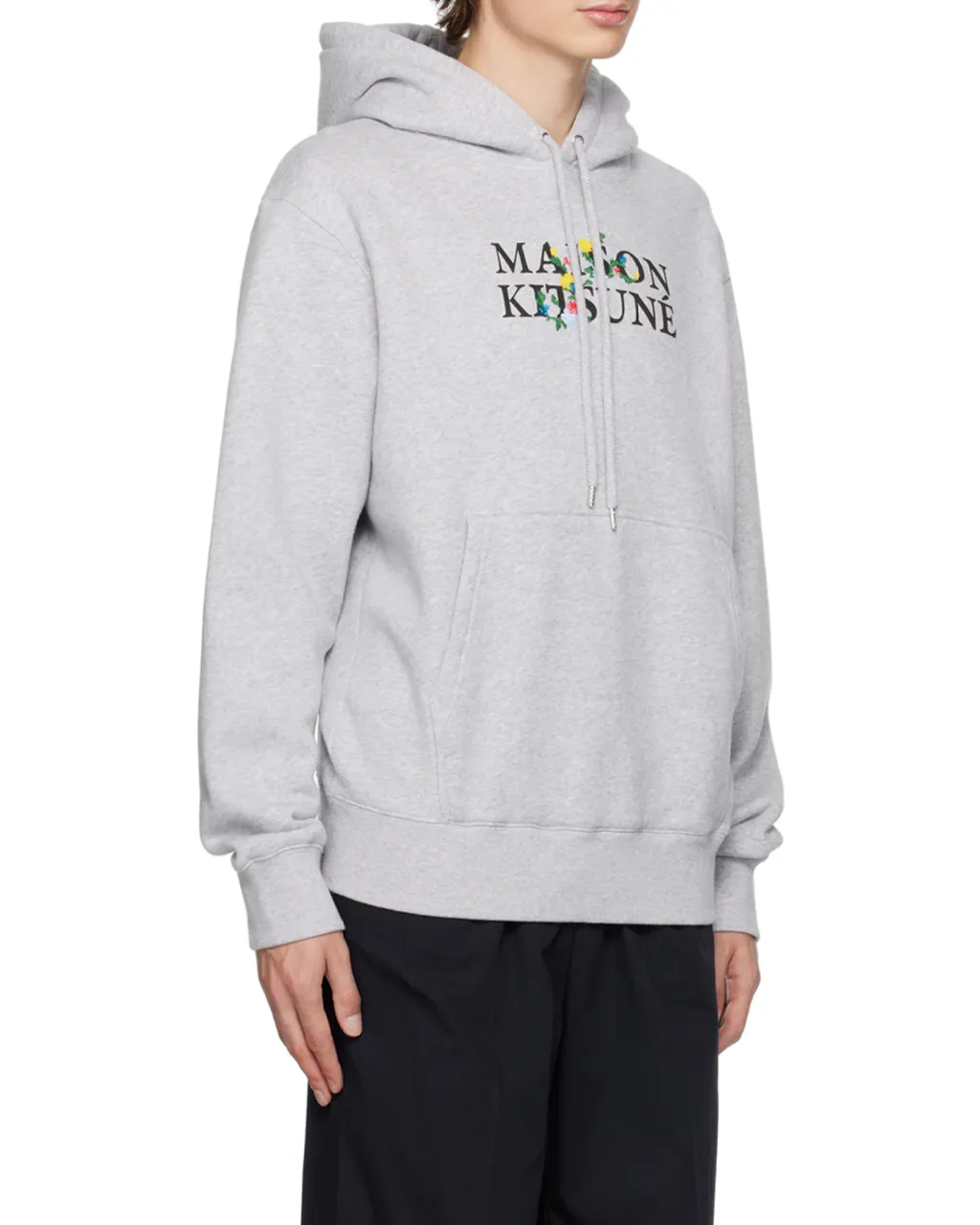 Logo Printed Drawstring Hoodie