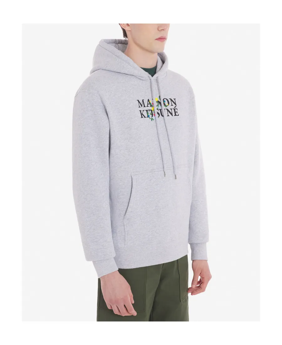 Logo Printed Drawstring Hoodie