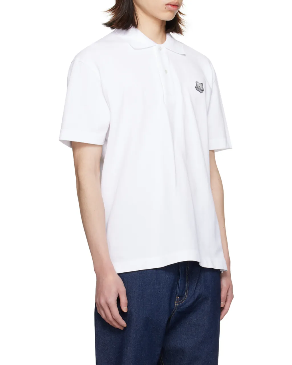 Fox Head Patch Short-Sleeved Polo Shirt