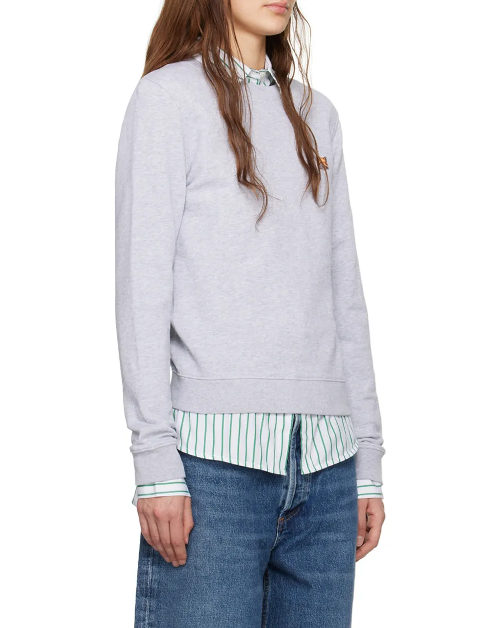 Fox Head Patch Crewneck Sweatshirt