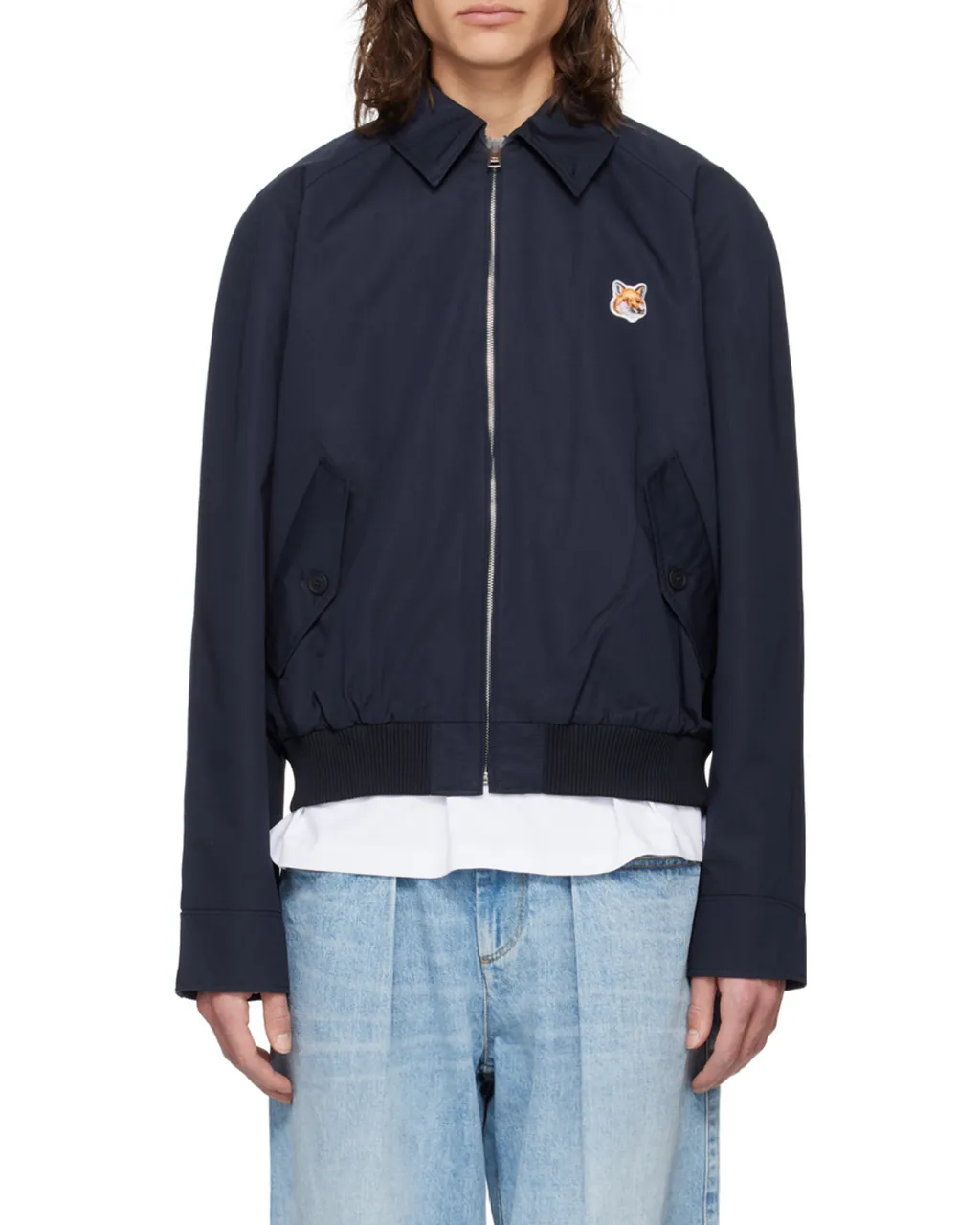 Fox Head Patch Zipped Jacket