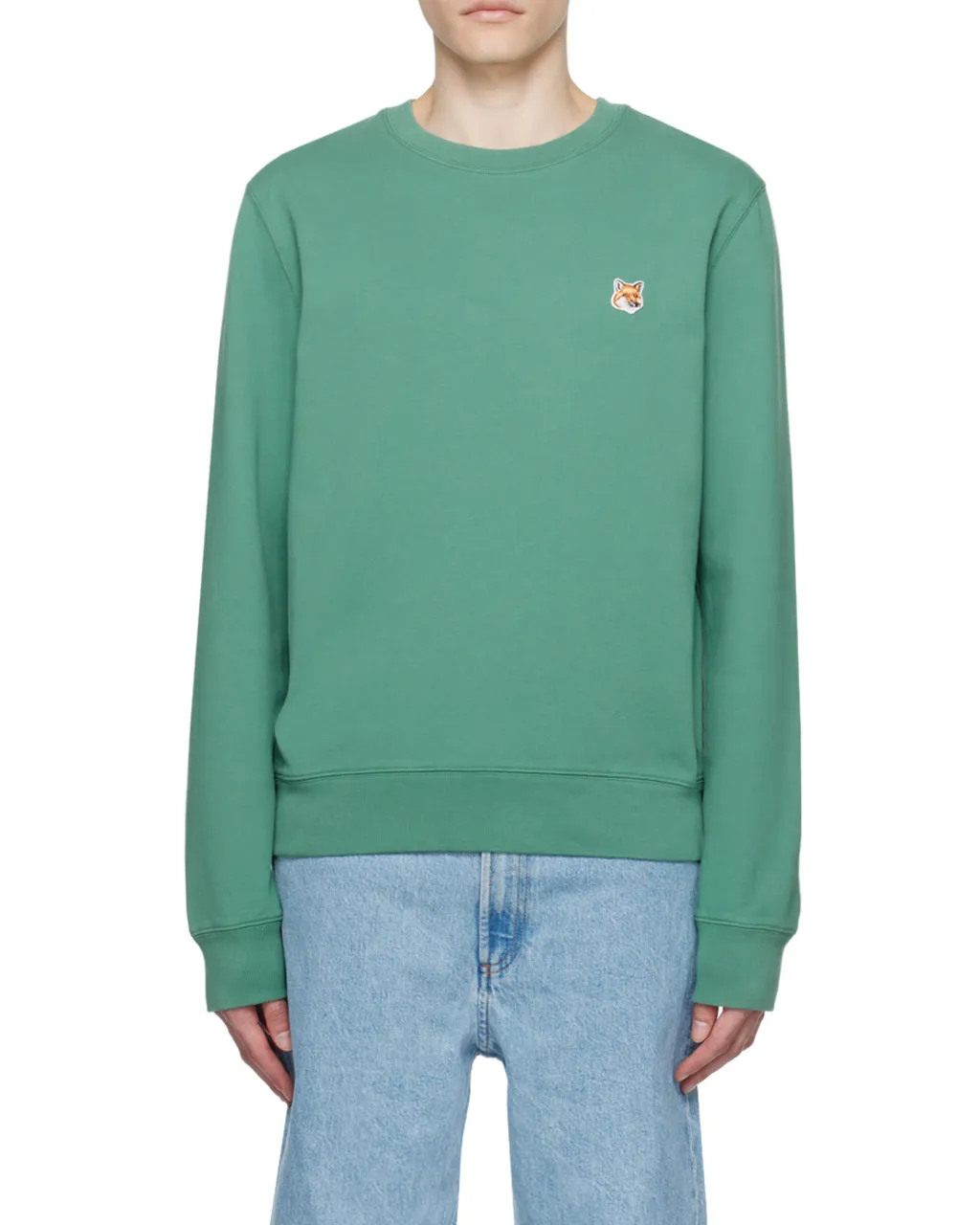 Fox Patch Crewneck Sweatshirt