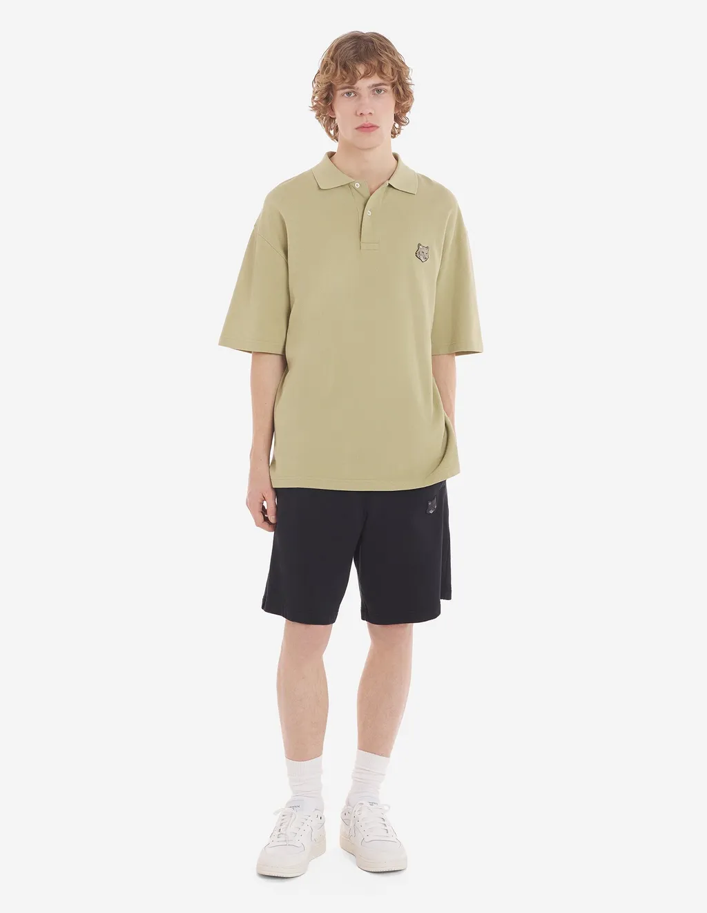 Bold Fox Head Patch Oversize Jog Shorts