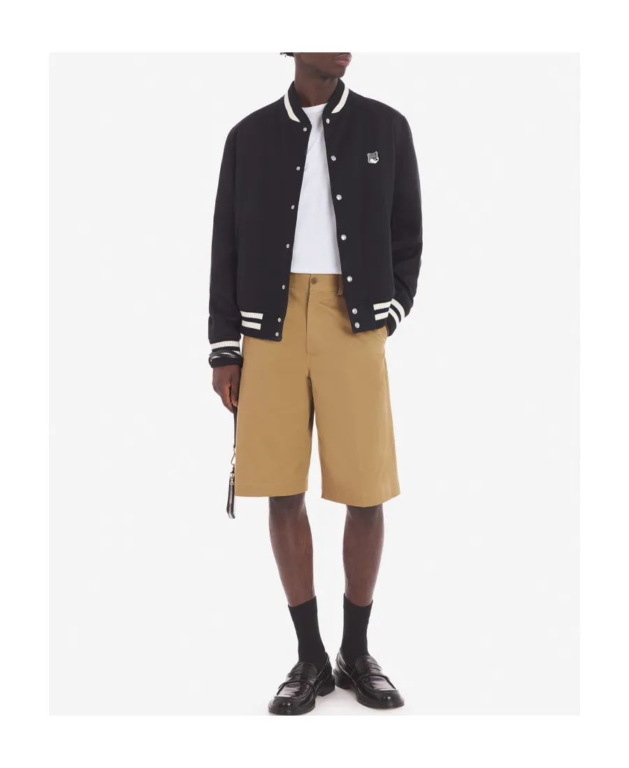 Logo Embroidered Bomber Jacket