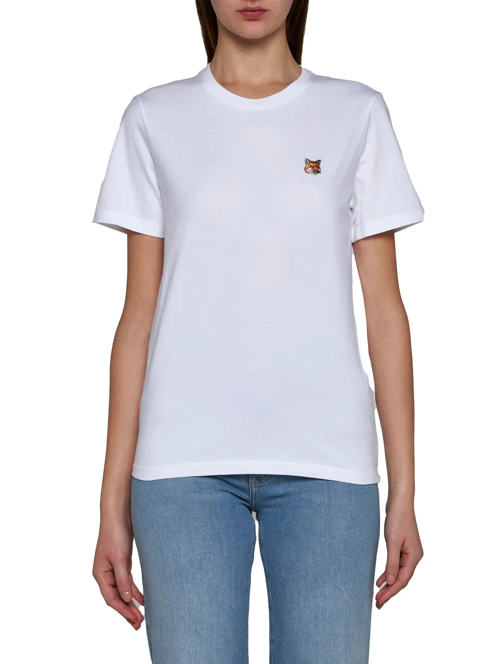 Fox Head Patch Crewneck T-Shirt