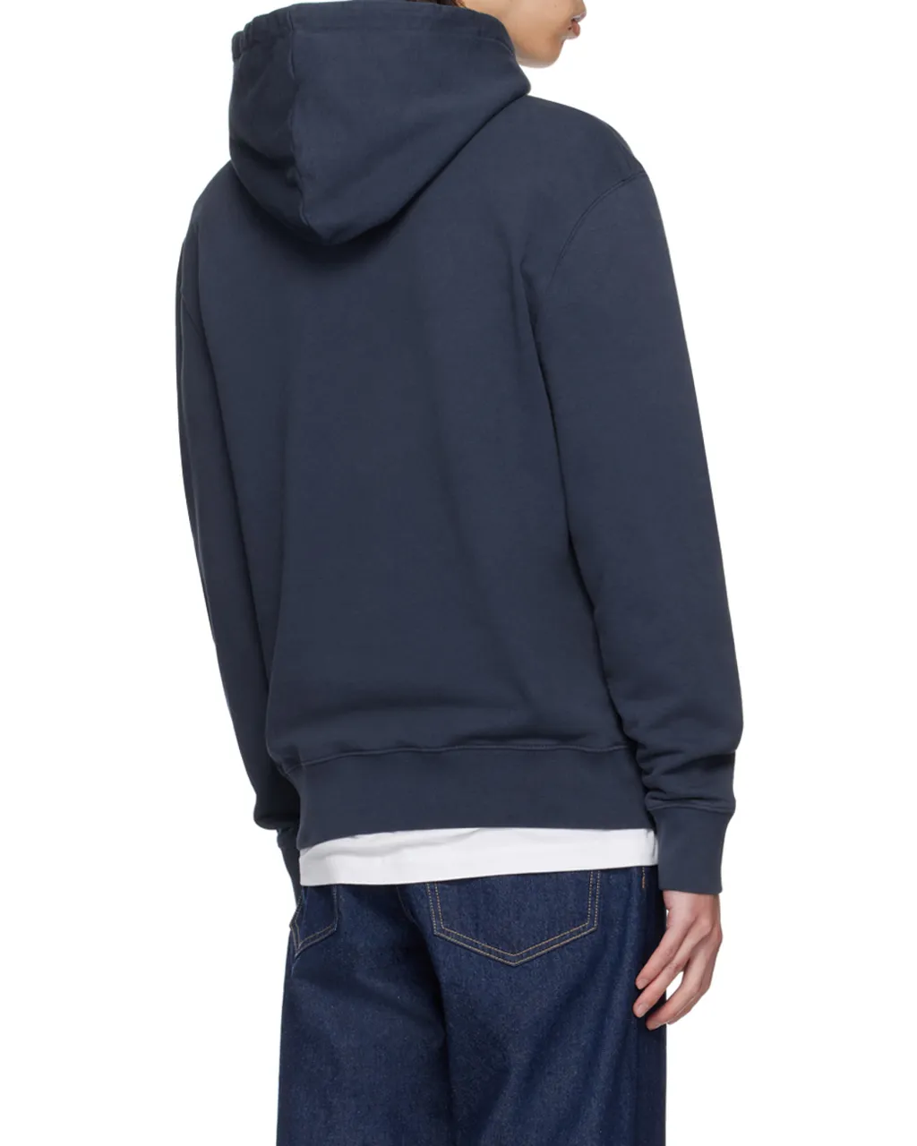 Fox Head Patch Drawstring Hoodie