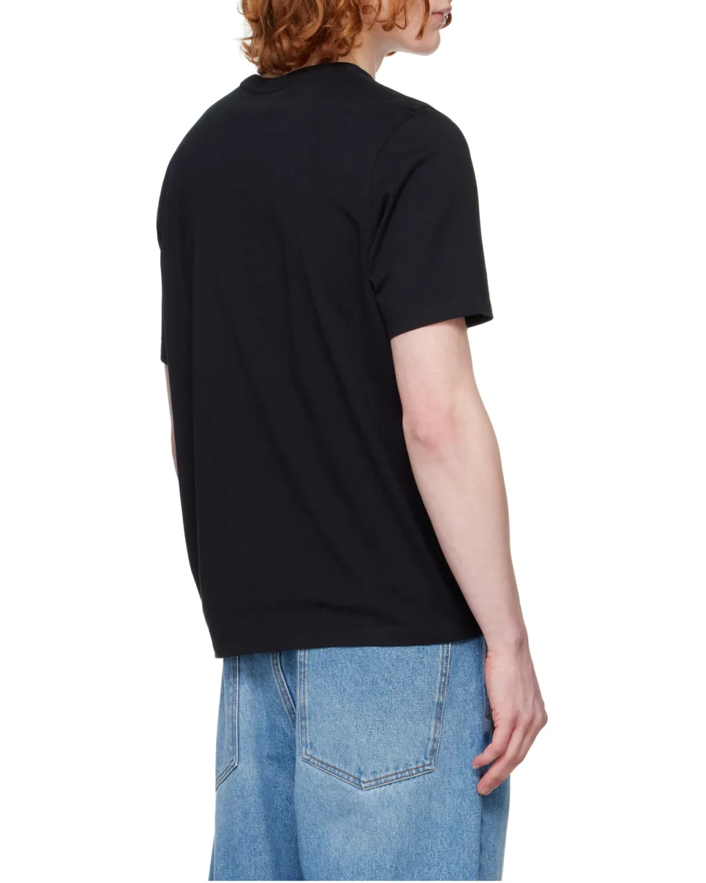 Chillax Fox Patch Crewneck T-Shirt