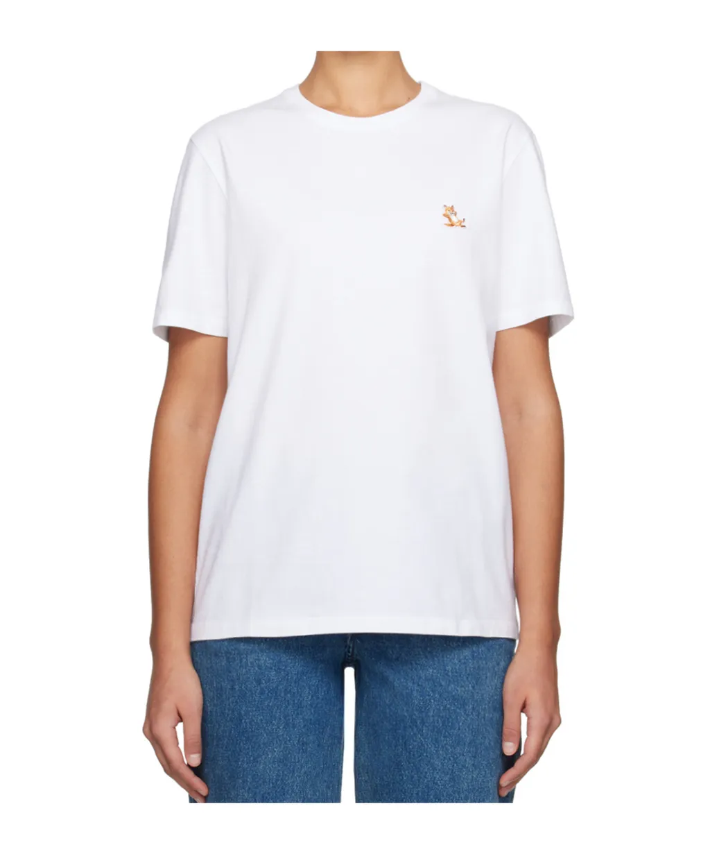 Fox Patch Crewneck T-Shirt