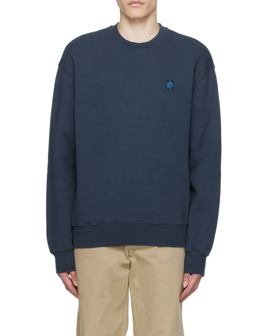 Fox Patch Crewneck Sweatshirt