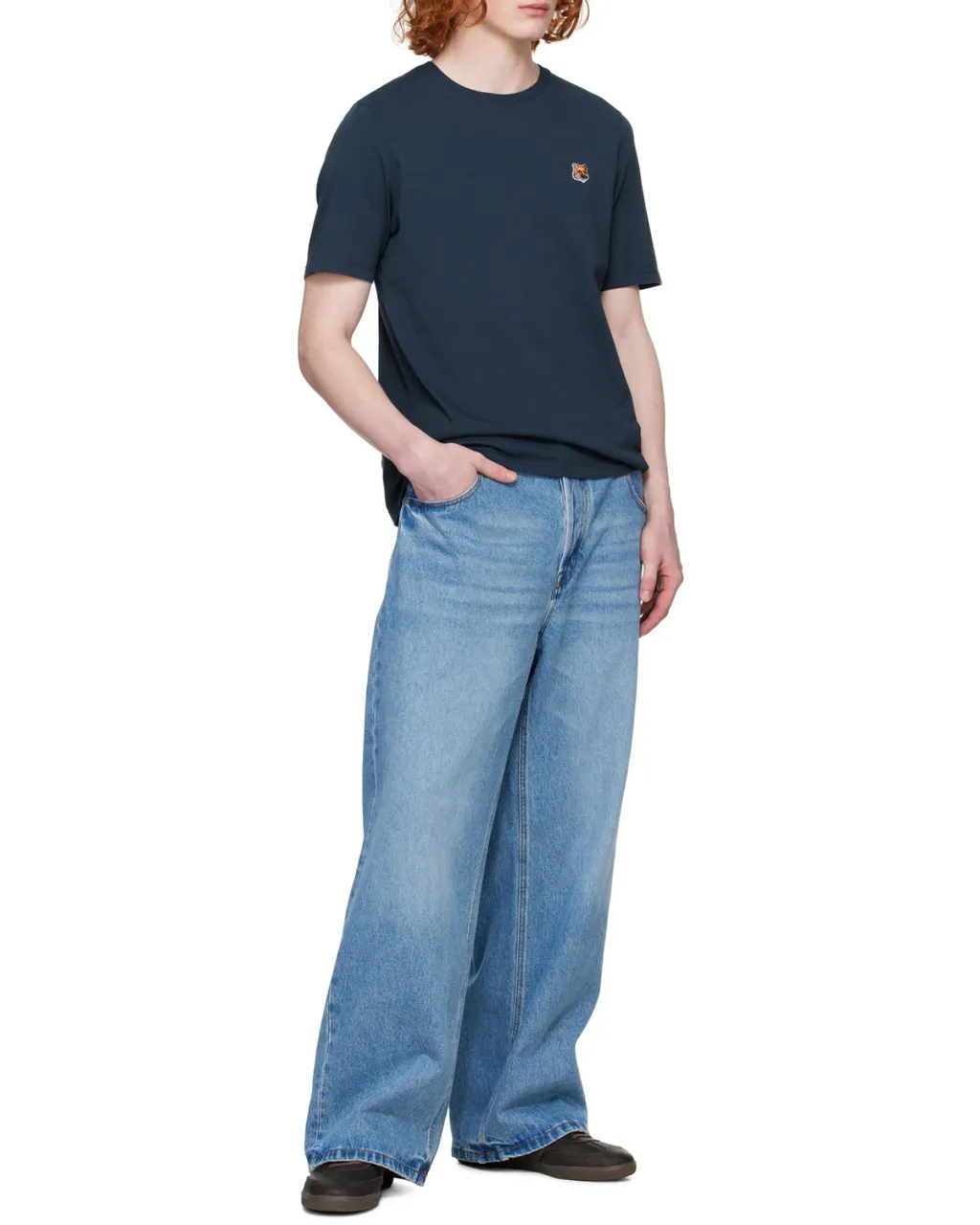Fox Head Patch Crewneck T-Shirt