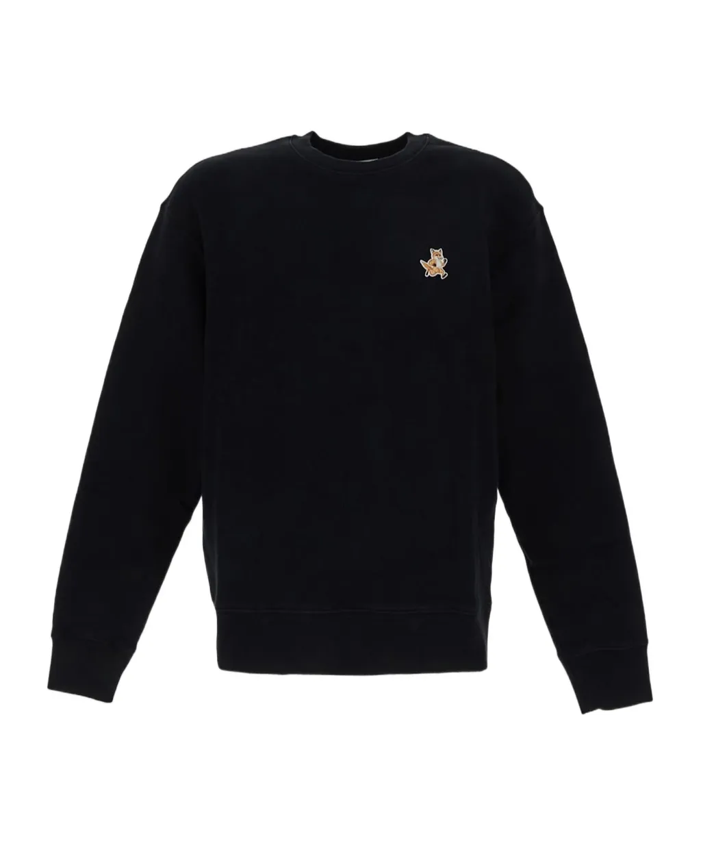 Speedy Fox Patch Crewneck Sweatshirt