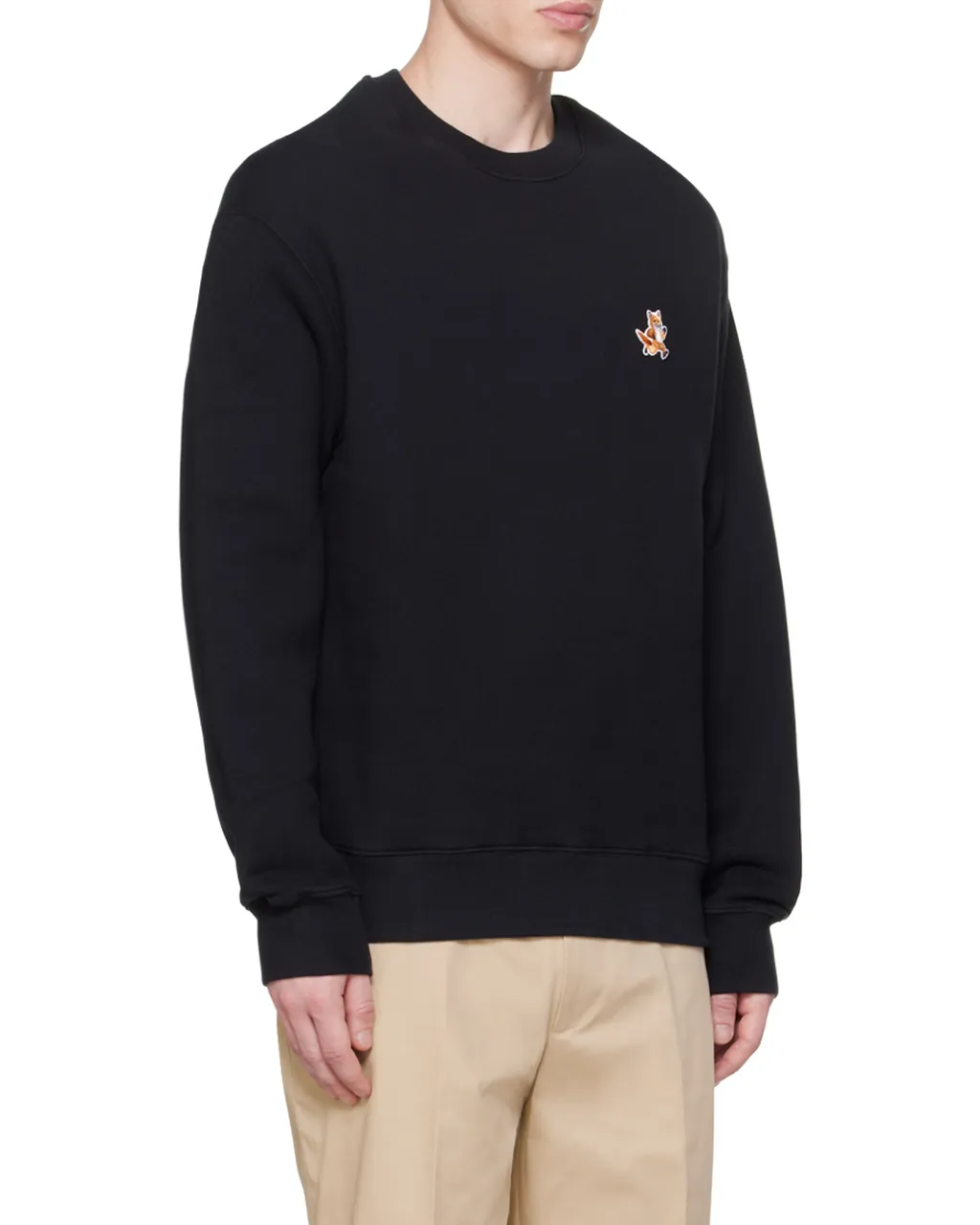 Speedy Fox Patch Crewneck Sweatshirt