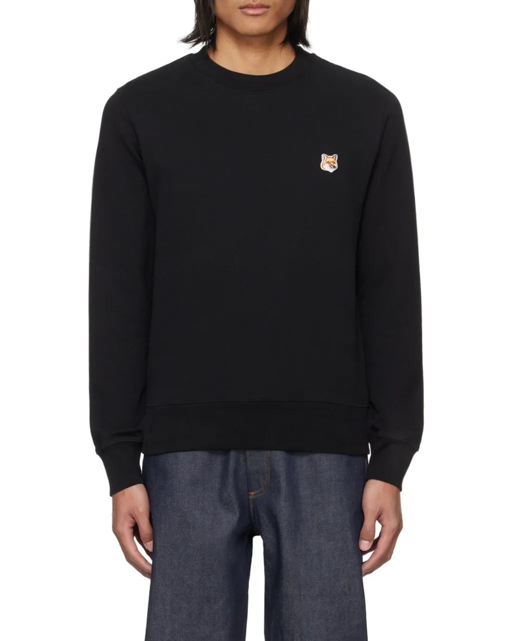 Fox Patch Crewneck Sweatshirt