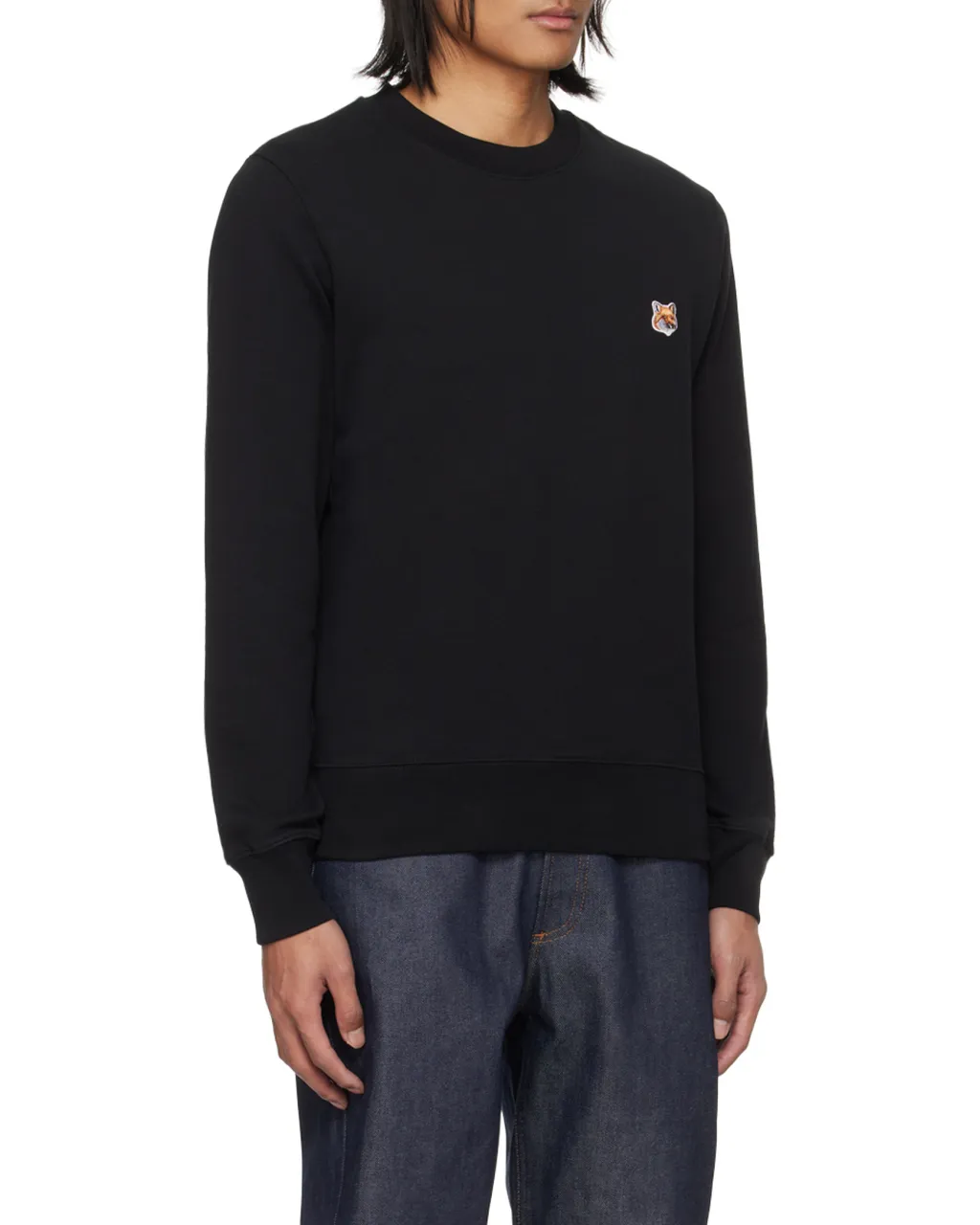 Fox Patch Crewneck Sweatshirt