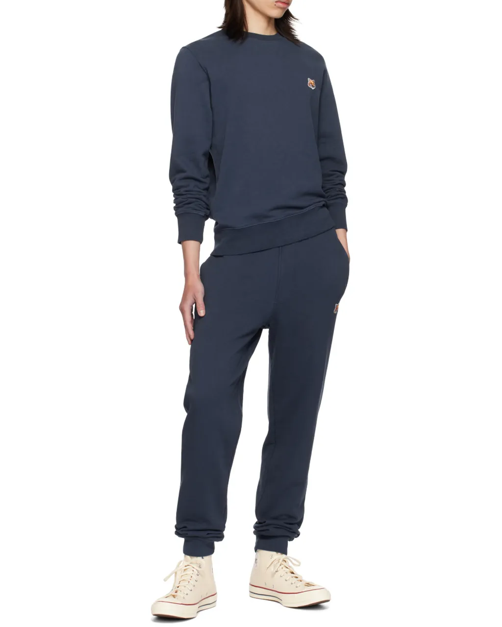 Fox Head Patch Crewneck Sweatshirt