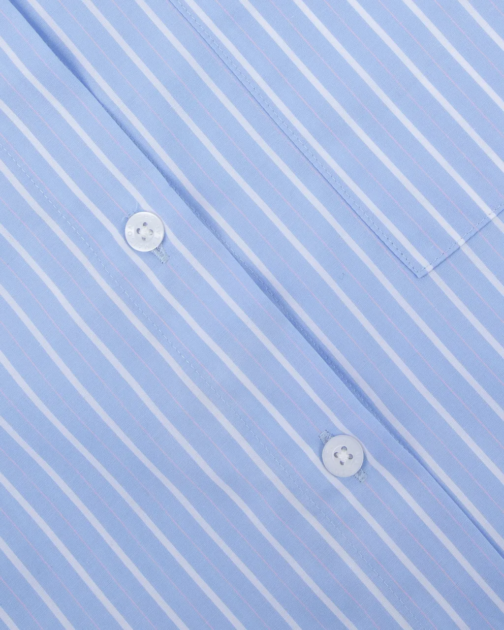Stripes Embroidered Collar Shirt