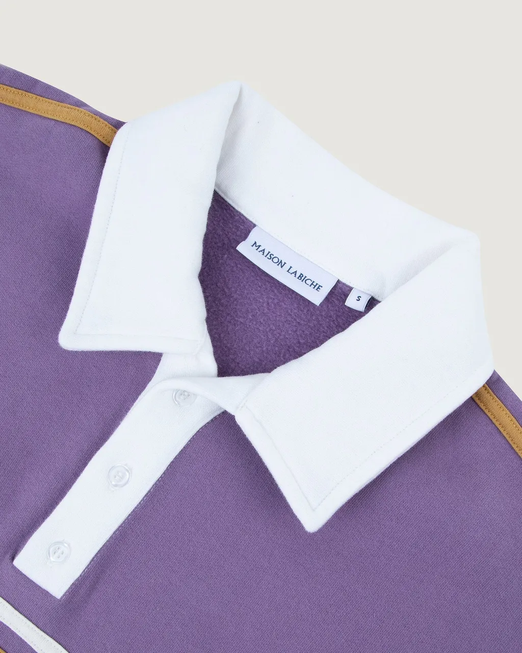 Polo Collar Sweatshirt