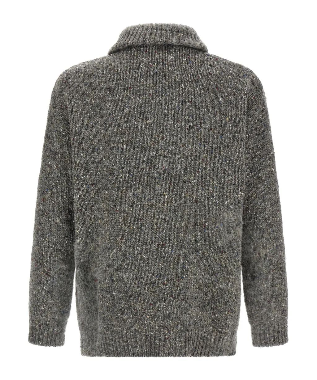 Half-Zip Knitted Jumper