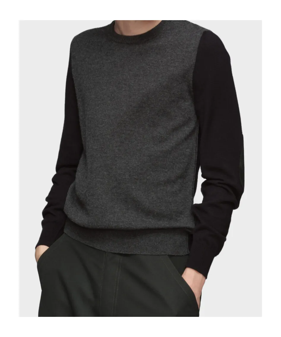 Two-Toned Crewneck Jumper