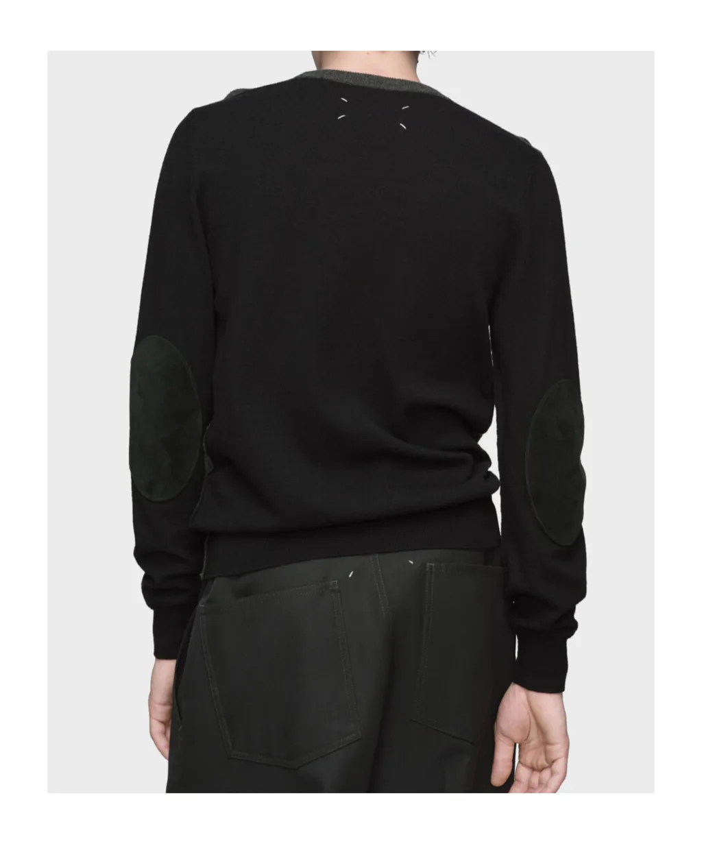 Two-Toned Crewneck Jumper