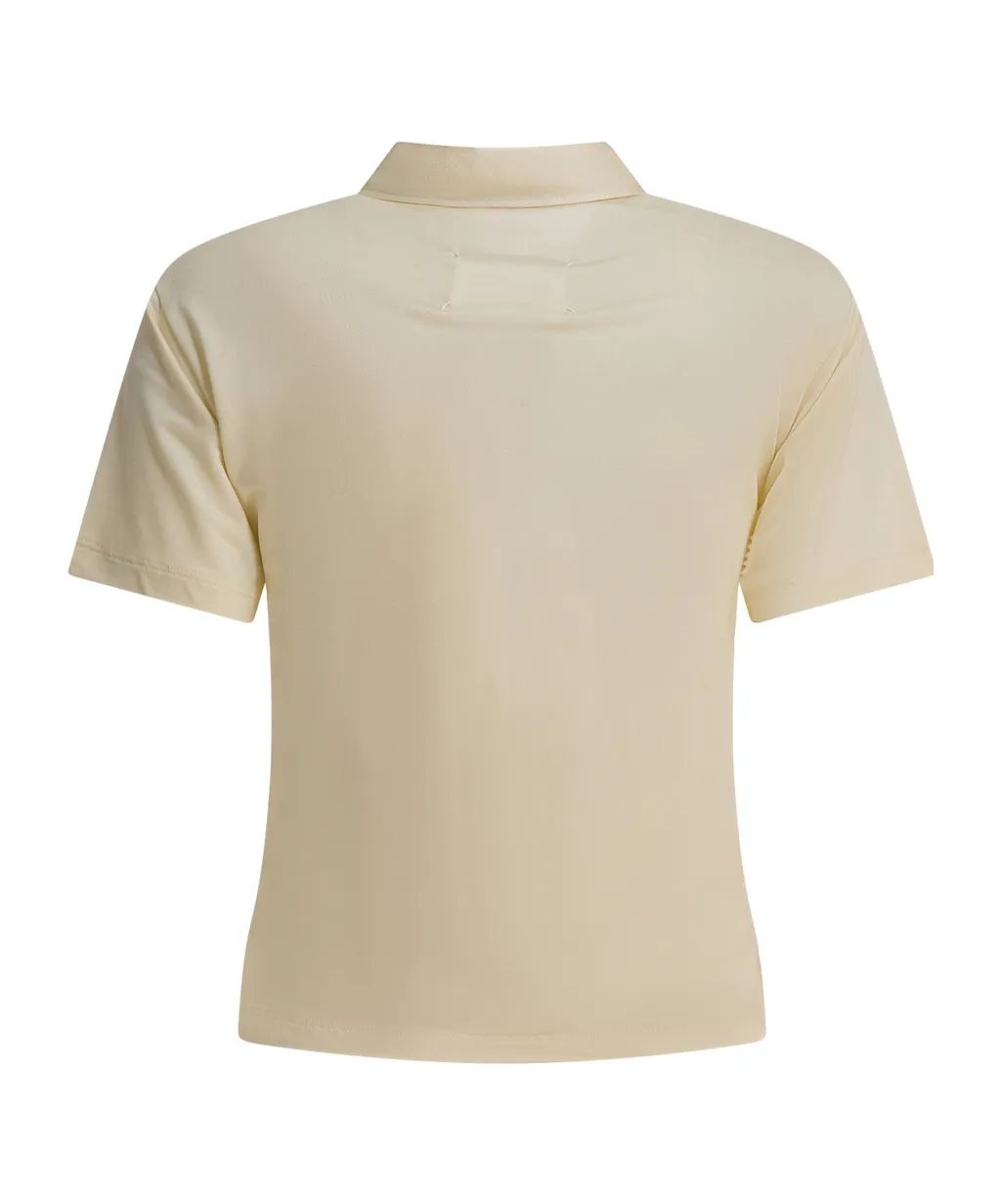 Short Sleeved Buttoned Polo Shirt