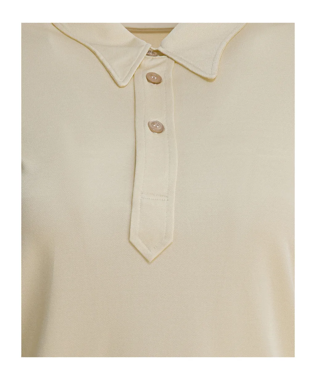 Short Sleeved Buttoned Polo Shirt