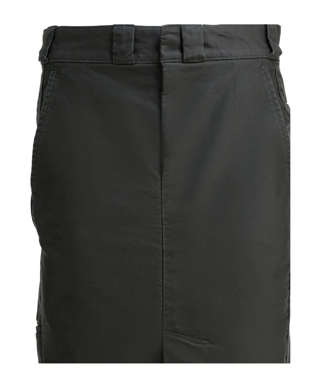Chino Midi Skirt