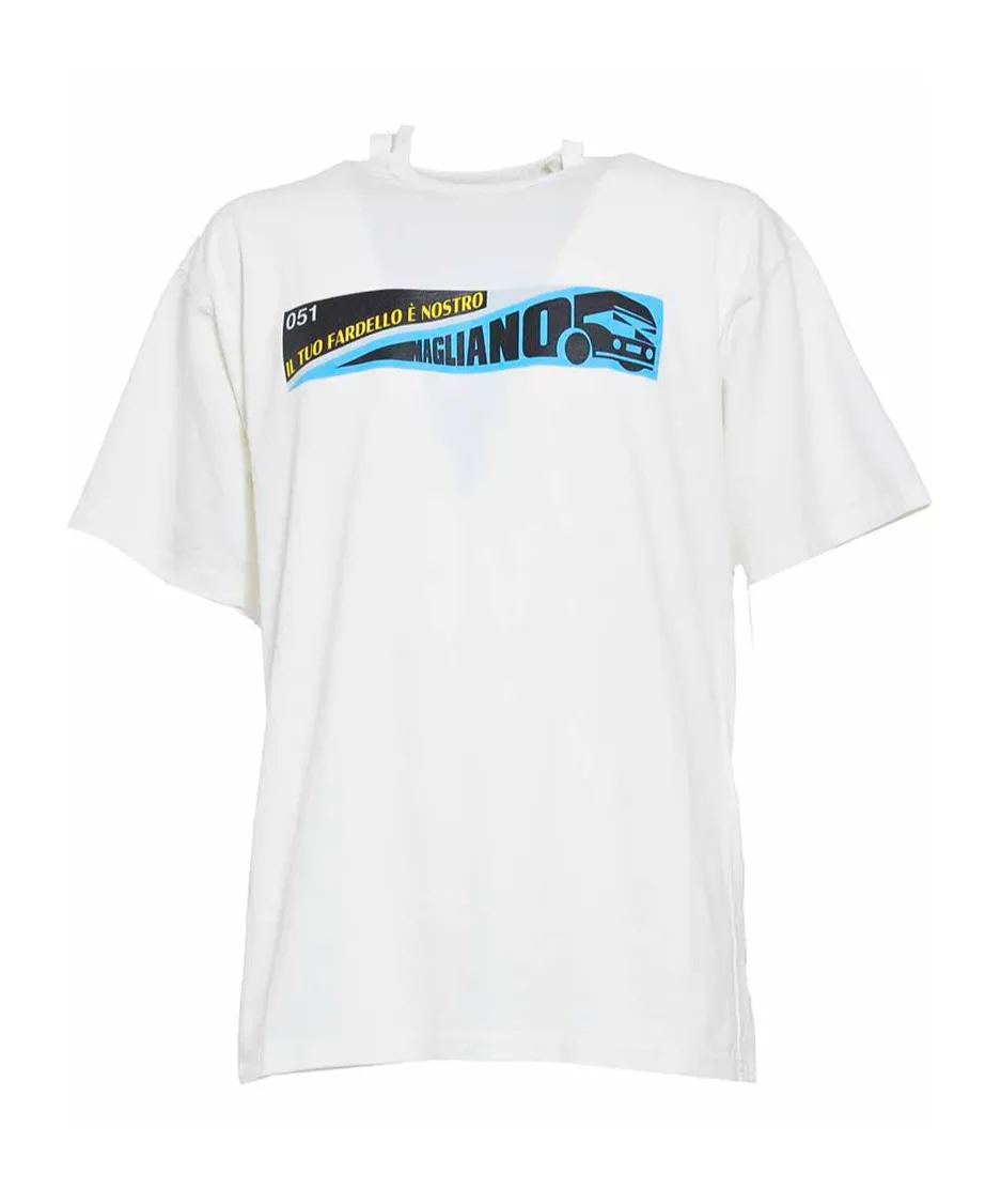 Fardello Graphic Printed Crewneck T-Shirt