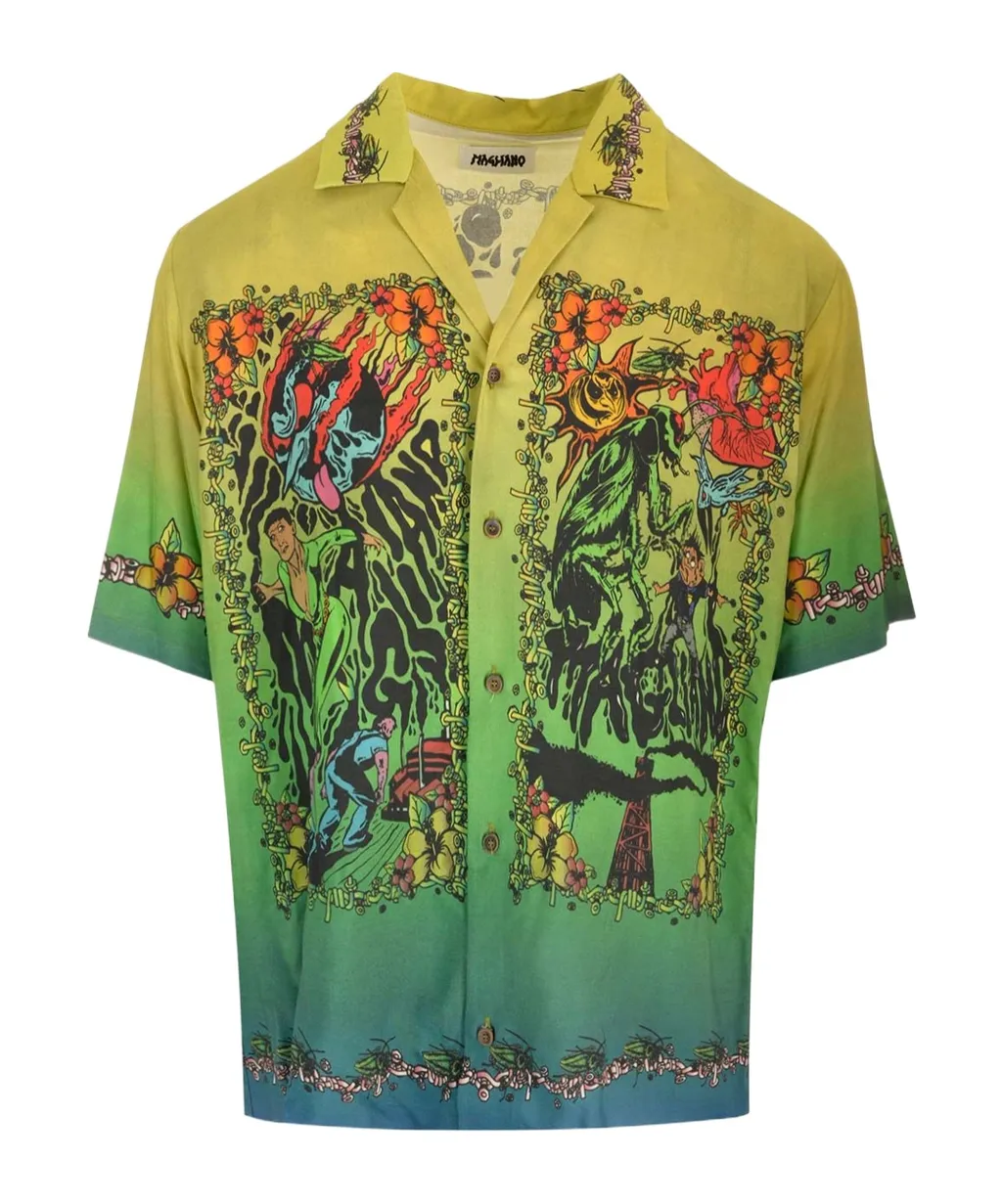 Graphic Printed Short-Sleeved Shirt