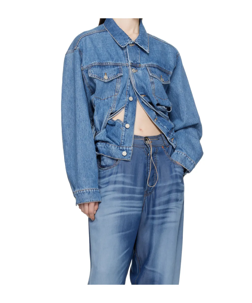 Buttoned Denim Jacket