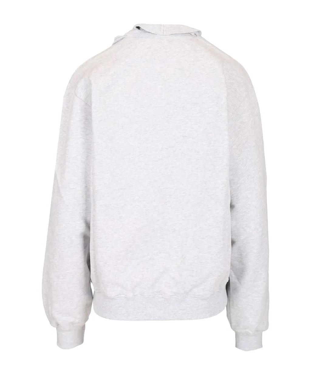 Logo Embroidered Long-Sleeved Sweatshirt