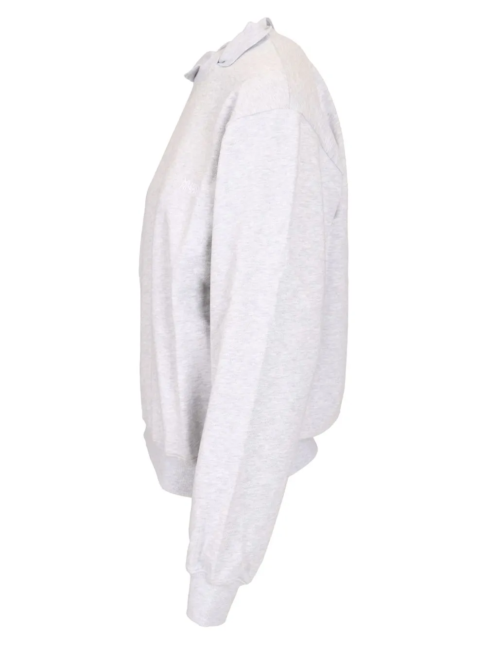Logo Embroidered Long-Sleeved Sweatshirt