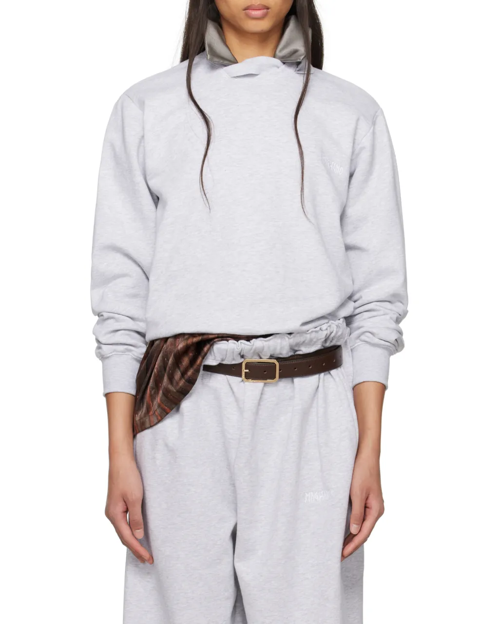 Logo Embroidered Long-Sleeved Sweatshirt