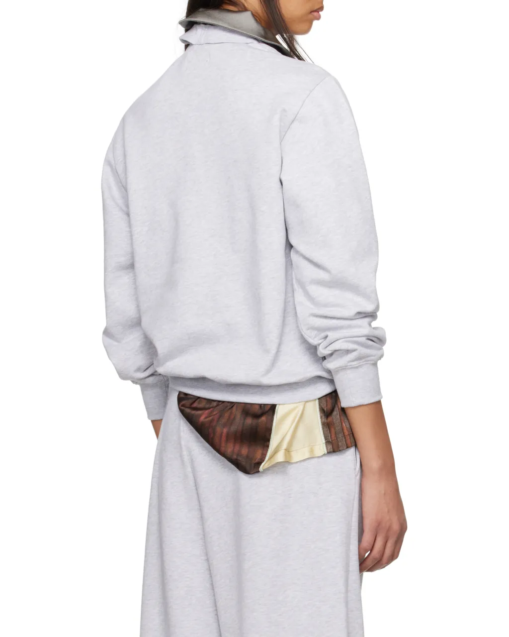 Logo Embroidered Long-Sleeved Sweatshirt