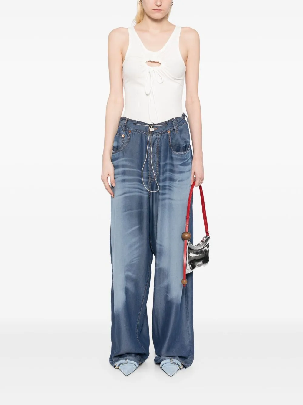 Drawstring Loose Fit Trousers