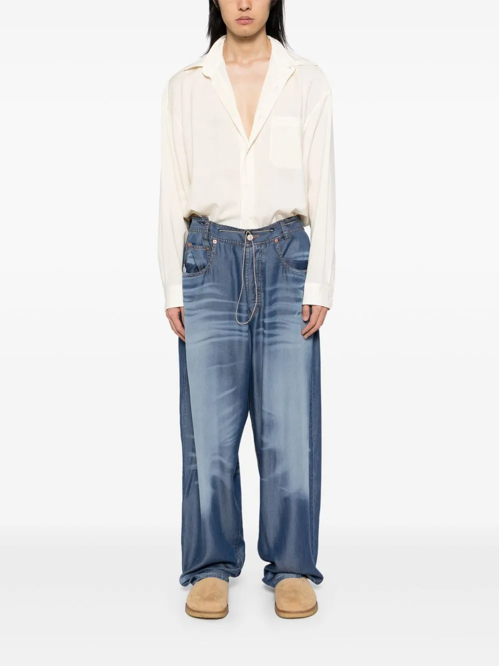 Drawstring Loose Fit Trousers
