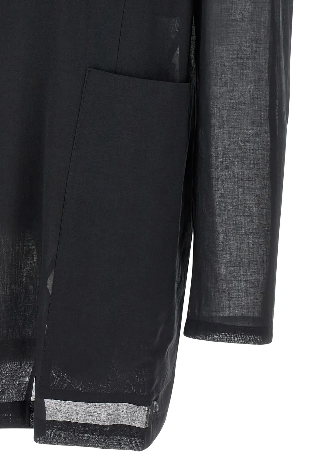 Single-Breasted Long Sleeved Jacket