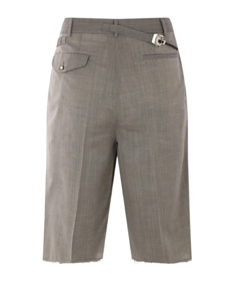 Regolatore Buttoned Bermuda Shorts
