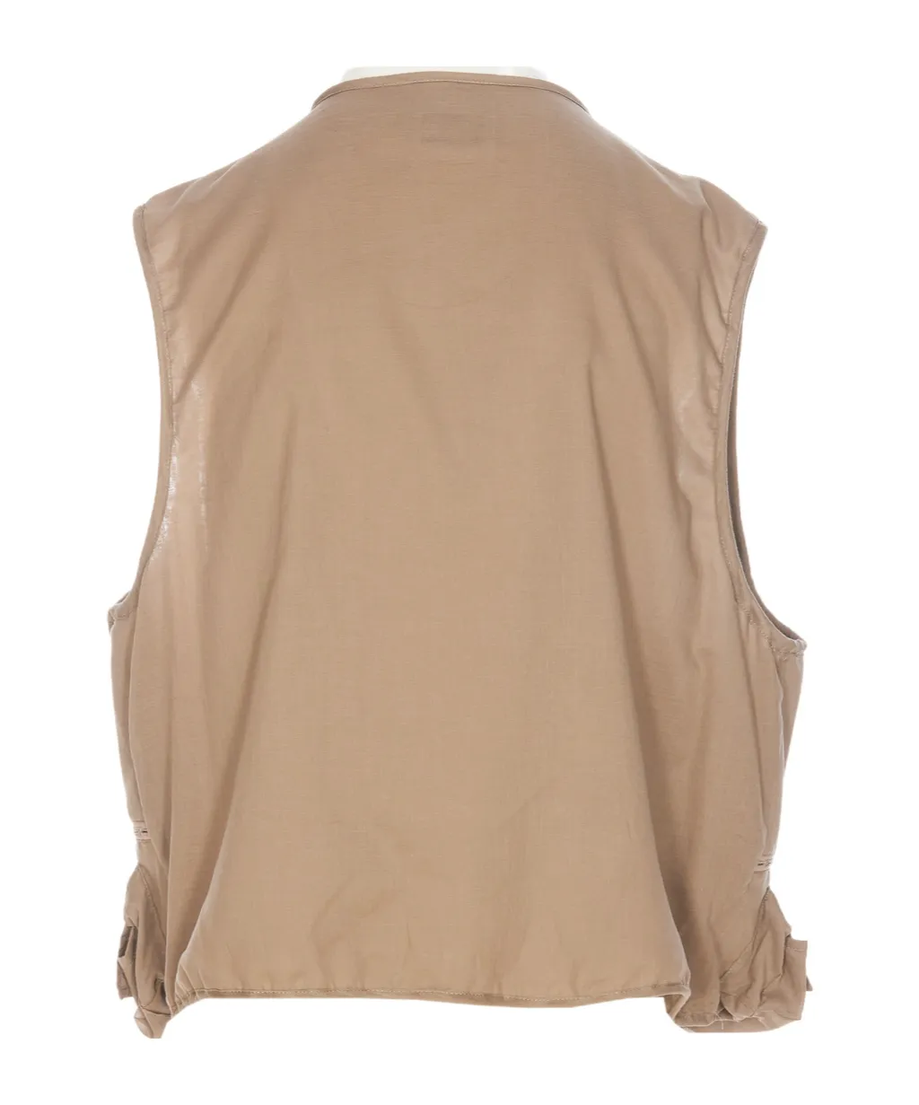 Zip-Up Sleeveless Vest