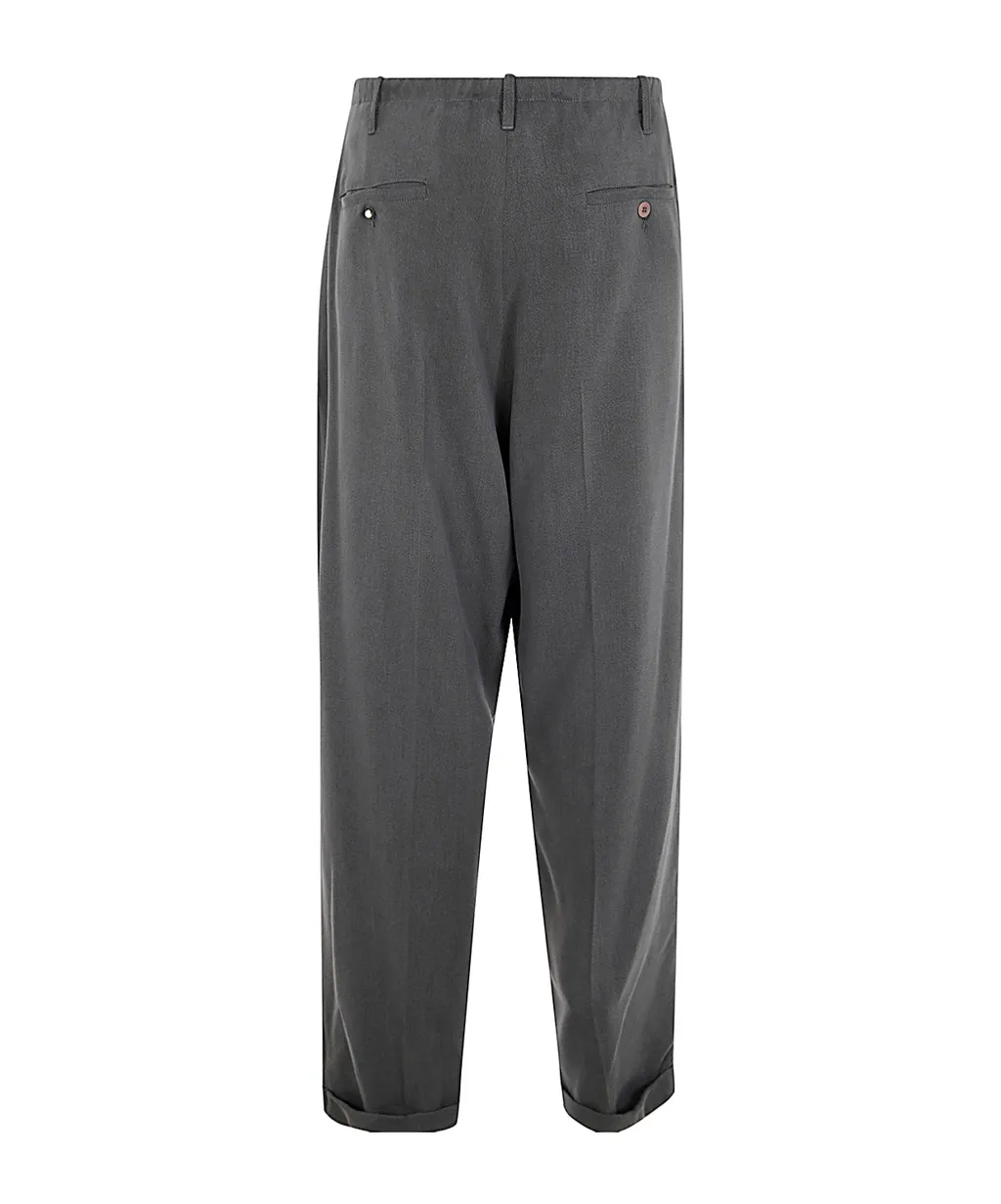 Belt-Loop Casual Pants