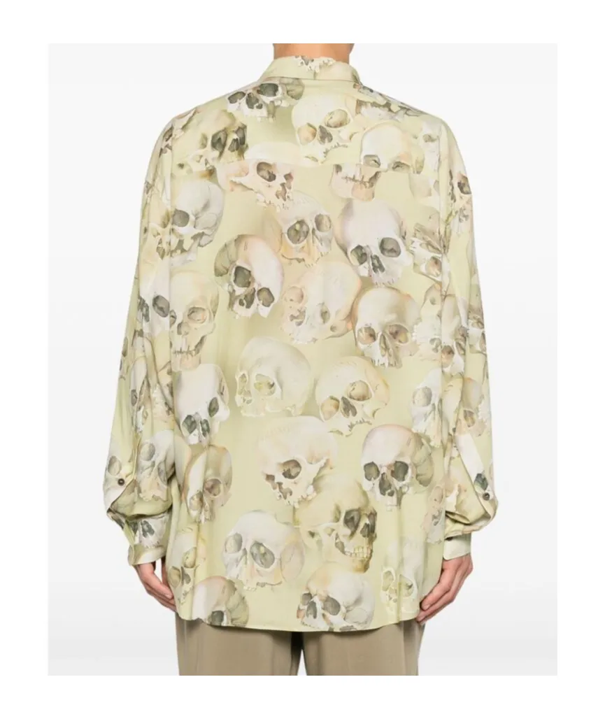 Fontanelle Skull Printed Shirt