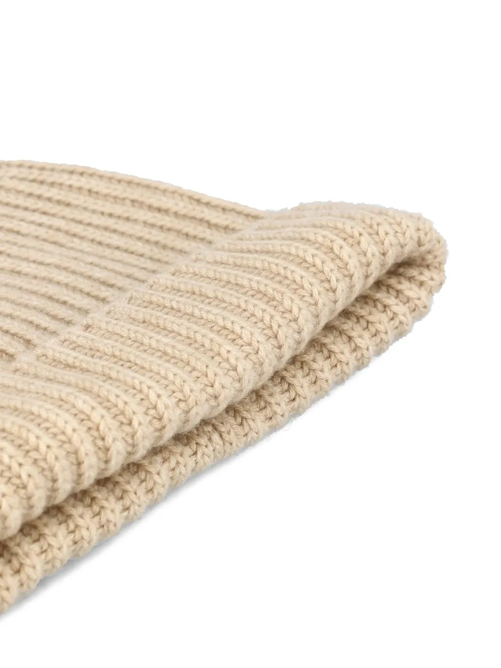 Turn-Up Hem Knitted Beanie