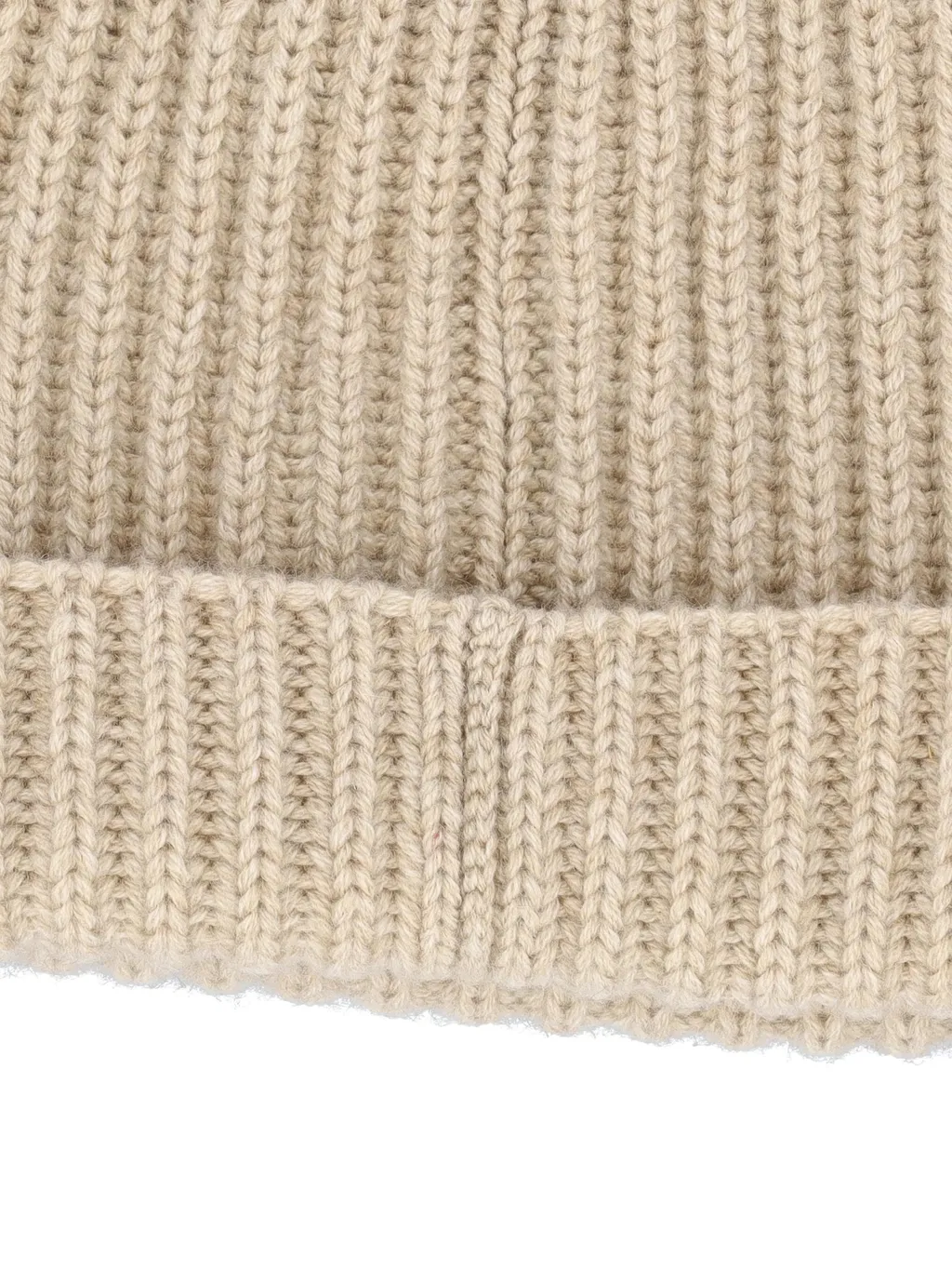 Turn-Up Hem Knitted Beanie