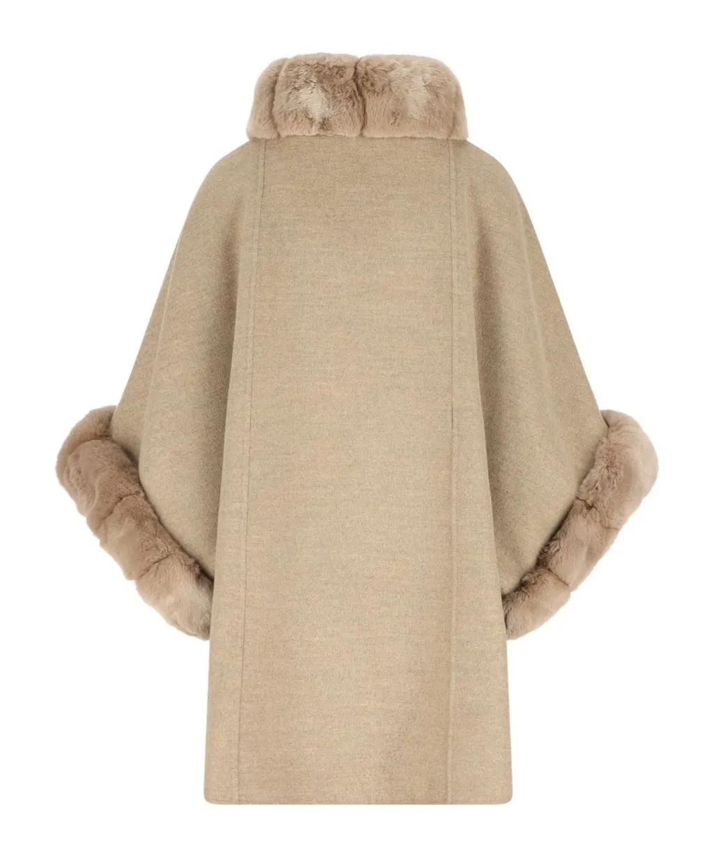 Fur-Trimmed Cloak