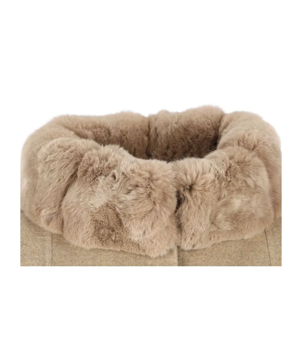 Fur-Trimmed Cloak